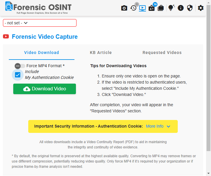 Copy Link Example