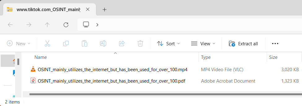 Video and Continuity Report ZIP Archive